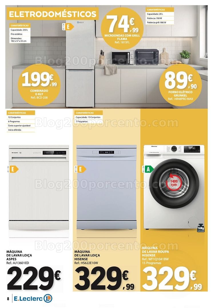 Antevisão Folheto E-LECLERC Bazar Promoções de 13 a 26 agosto